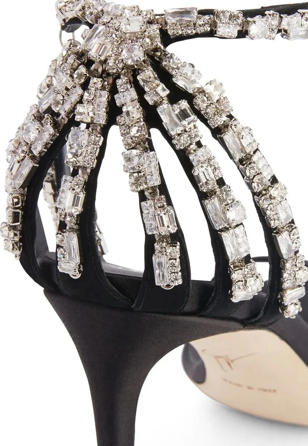 85mm Adele crystal sandals - Image 4