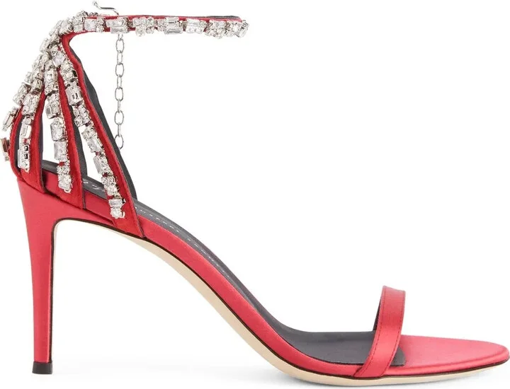 85mm Adele crystal sandals