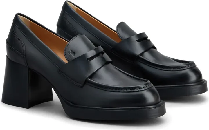 85mm Almond-Toe Leather Pumps - Image 2