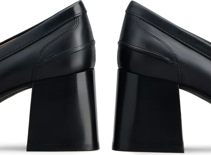 85mm Almond-Toe Leather Pumps - Image 4