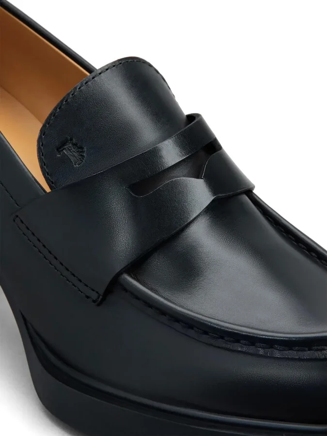 85mm Almond-Toe Leather Pumps - Image 5