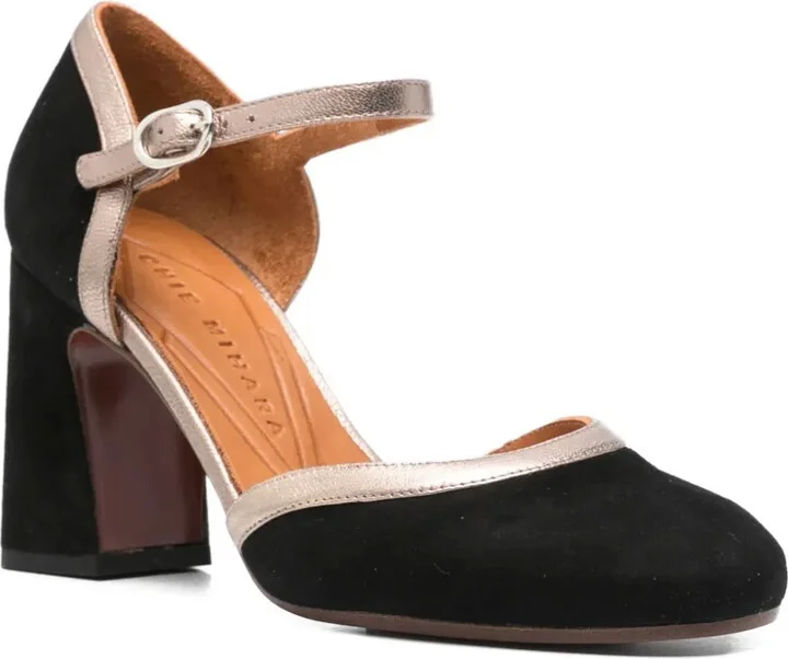 85mm Ankle-Strap Block-Heel Pumps - Image 2