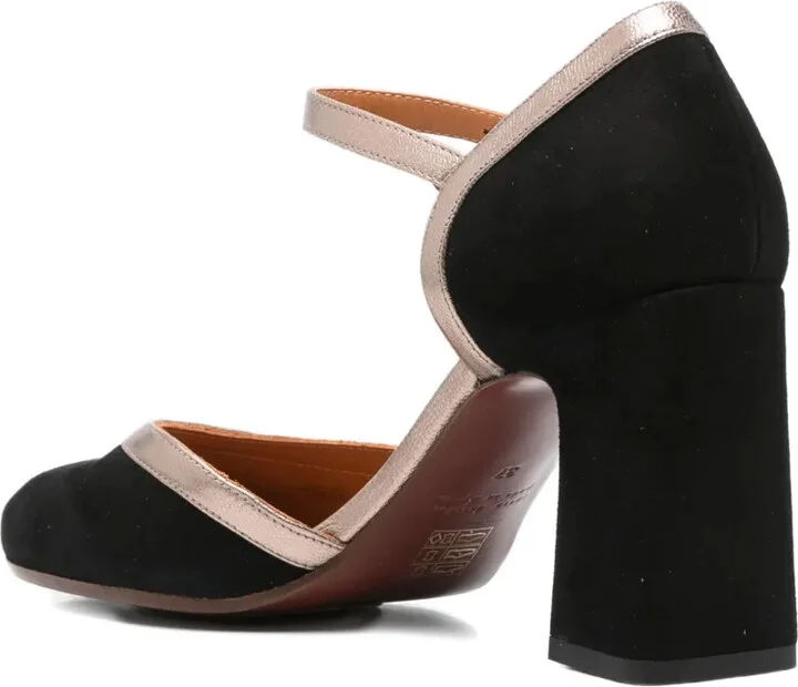 85mm Ankle-Strap Block-Heel Pumps - Image 3