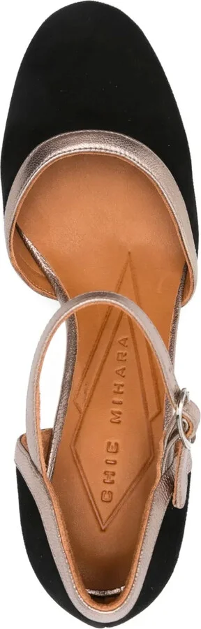 85mm Ankle-Strap Block-Heel Pumps - Image 4