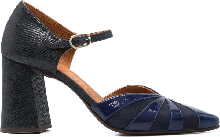 85mm Ankle-Strap Heeled Pumps