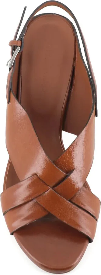 85mm Atene crossover slingback sandals - Image 4