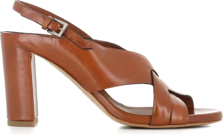 85mm Atene crossover slingback sandals