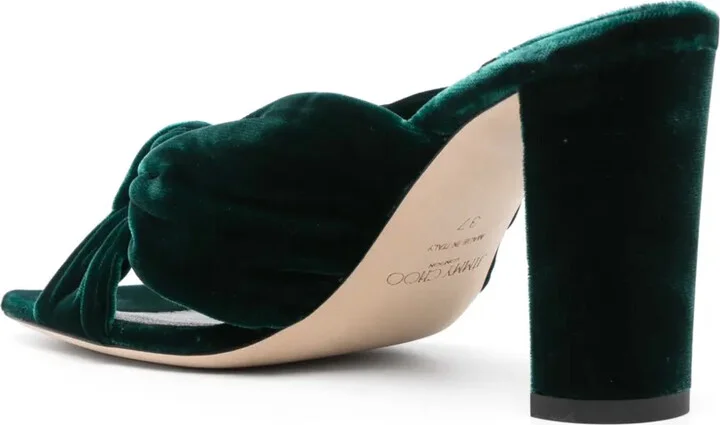 85mm Avenue velvet sandals - Image 3