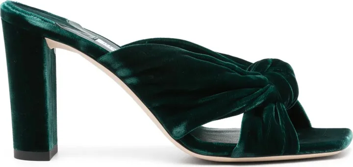 85mm Avenue velvet sandals