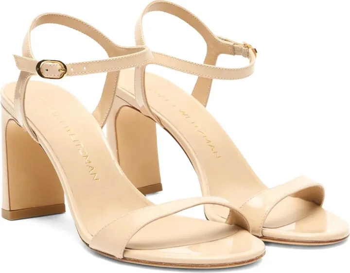 85mm Babette 85 patent leather ankle-strap sandals - Image 2