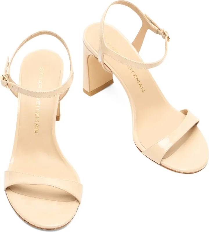 85mm Babette 85 patent leather ankle-strap sandals - Image 3