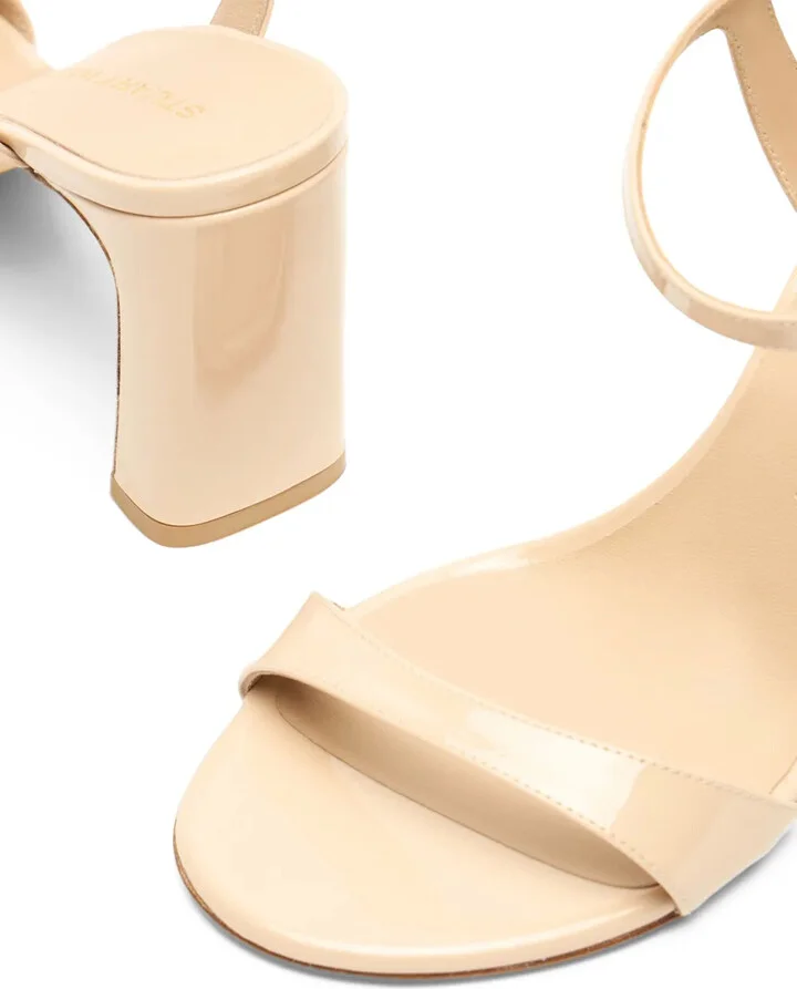 85mm Babette 85 patent leather ankle-strap sandals - Image 4