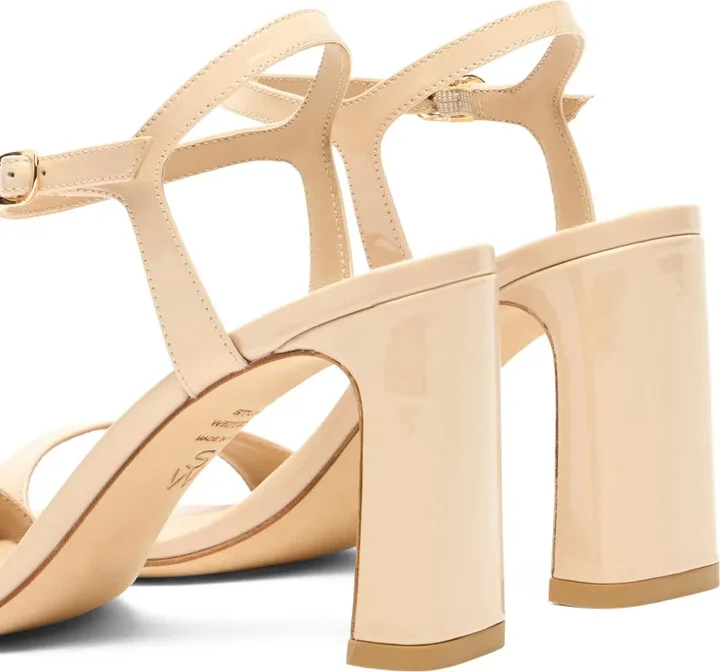 85mm Babette 85 patent leather ankle-strap sandals - Image 5