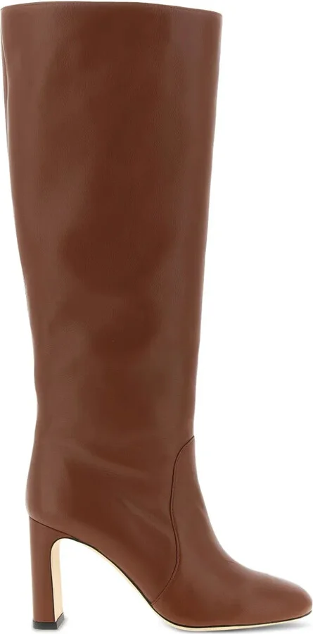 85mm Babette Tubo nappa leather knee-high boots