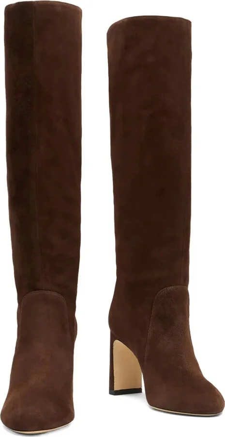 85mm Babette Tubo suede boots - Image 2