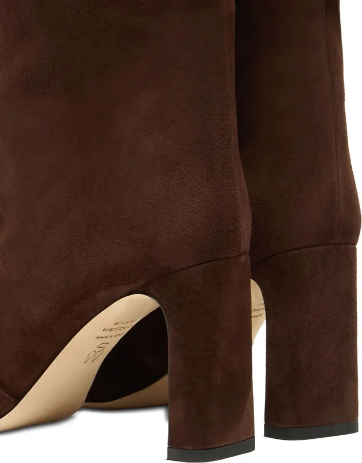 85mm Babette Tubo suede boots - Image 3