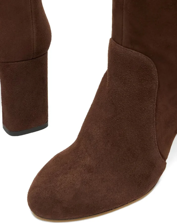 85mm Babette Tubo suede boots - Image 4
