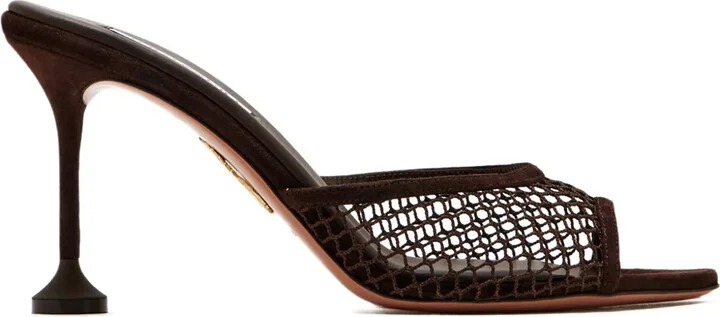 85mm Bisous mesh mules