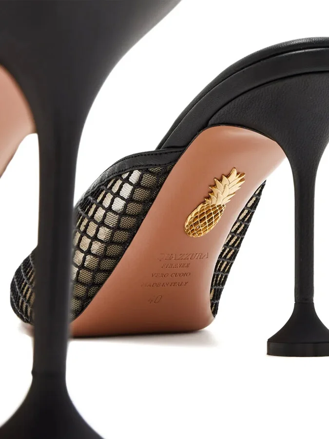 85mm Bisous mesh pumps - Image 4