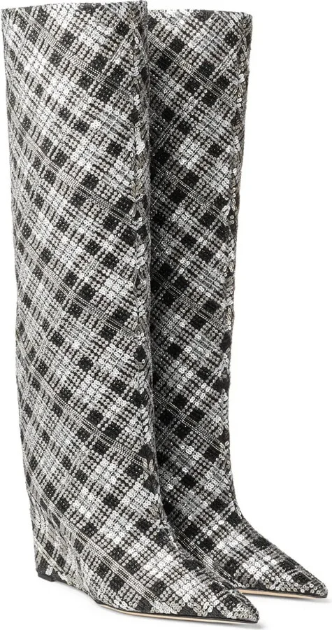 85mm Blake checked boots - Image 2