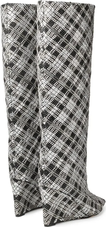85mm Blake checked boots - Image 3