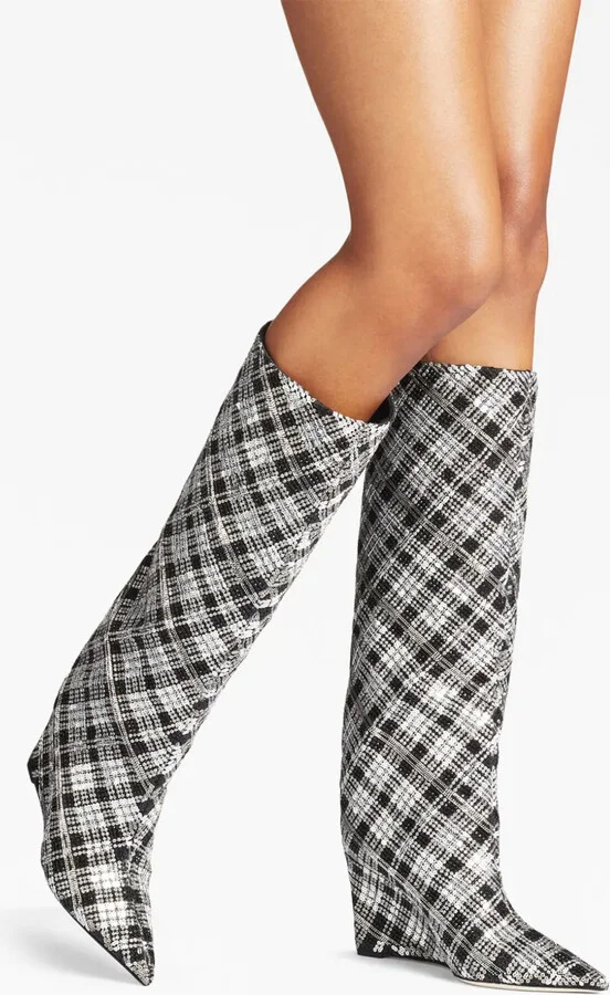 85mm Blake checked boots - Image 5