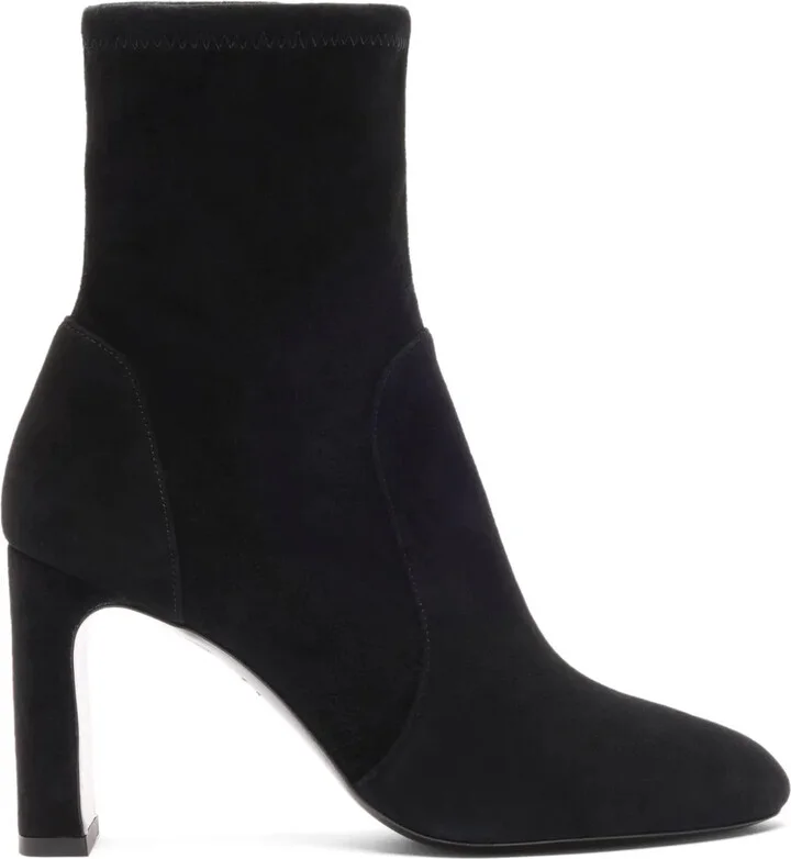 85mm Block-Heel Ankle Boots