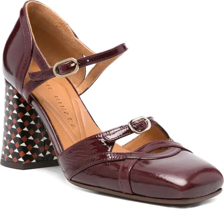 85mm Block-Heel Buckle Pumps - Image 2