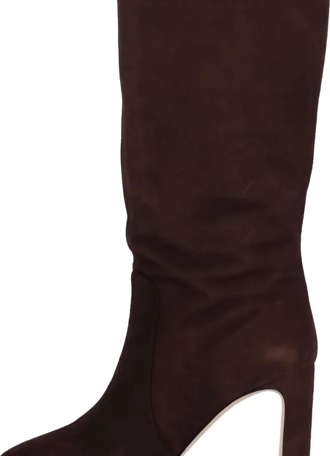 85mm Block-Heel Suede Boots - Image 5