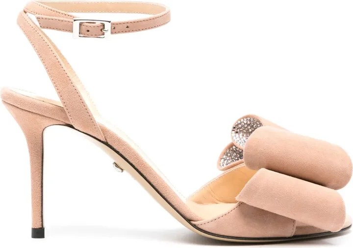 85mm Bow-Detail Sandals