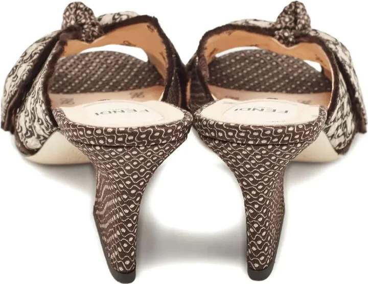 85mm Bow-Detailing Heeled Sandals - Image 3