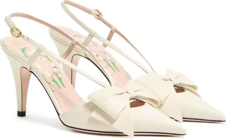 85mm Bowow leather pumps - Image 2