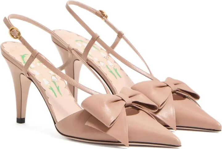 85mm Bowow leather pumps - Image 2