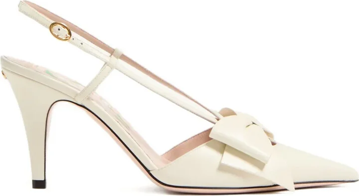 85mm Bowow leather pumps