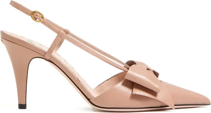 85mm Bowow leather pumps