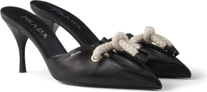 85mm Braided-Detail Mules - Image 2