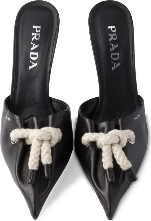 85mm Braided-Detail Mules - Image 4