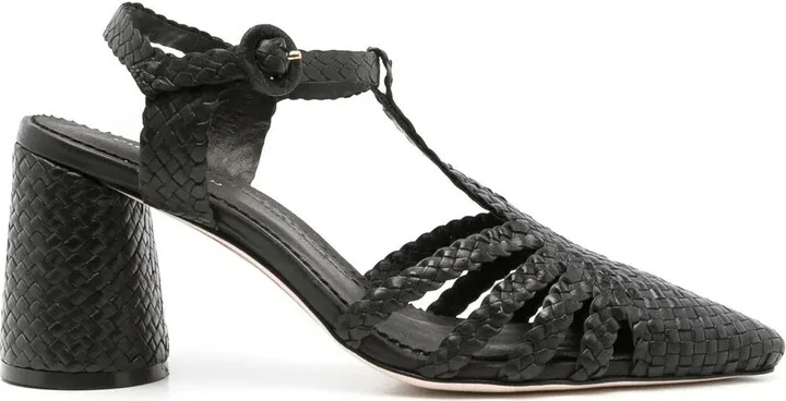 85mm Braided Leather Sandals
