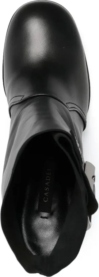 85mm Buckle-Detail Ankle Boots - Image 4