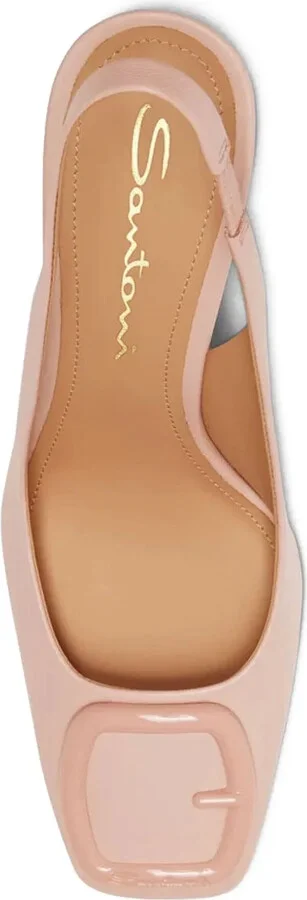 85mm Buckle-Detail Slingback Pumps - Image 2