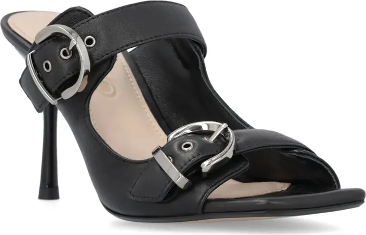 85mm Buckled Leather Sandals - Image 2
