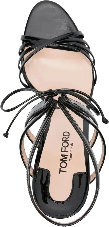 85mm Caged Leather Sandals - Image 4