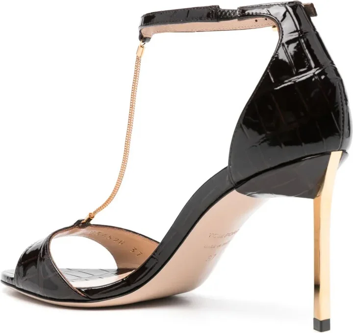 85mm Chain-Embellished Sandals - Image 3