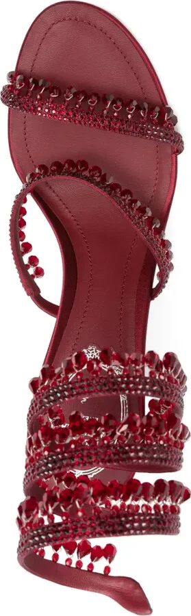 85mm Chandelier crystal-embellished sandals - Image 4