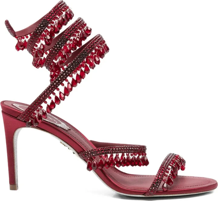 85mm Chandelier crystal-embellished sandals