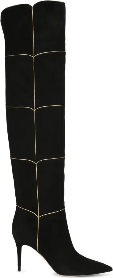 85mm Clarice suede boots
