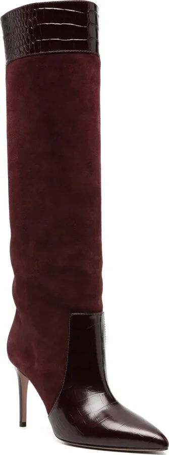 85mm Crocodile Effect Boots - Image 2