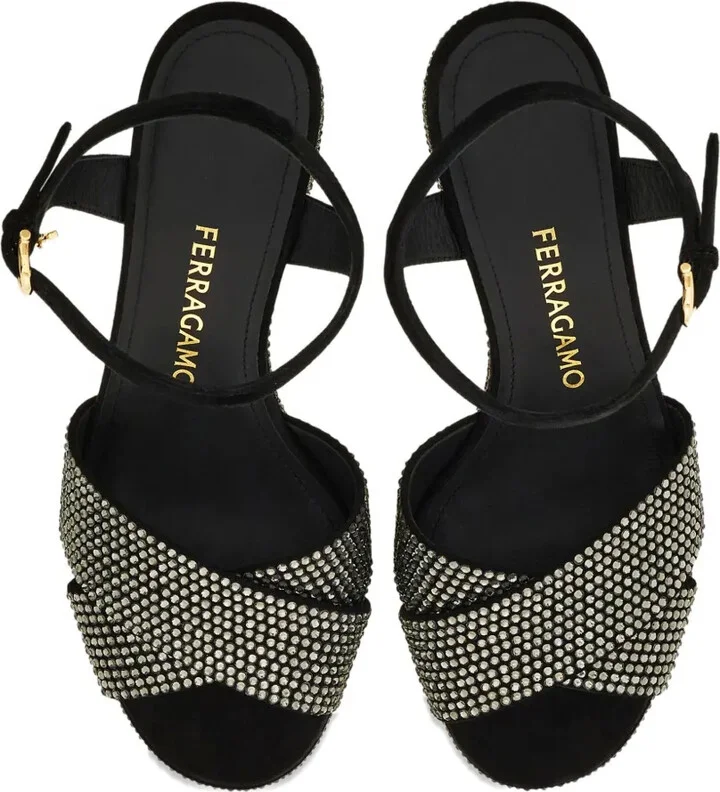 85mm Crystal-Embellished Sandals - Image 4