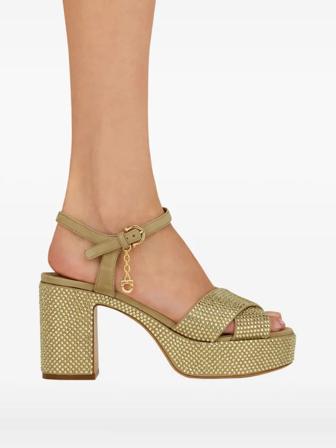 85mm Crystal-Embellished Sandals - Image 5