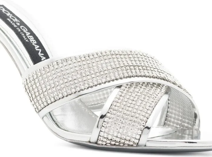 85mm Crystal-Embellished Sandals - Image 2